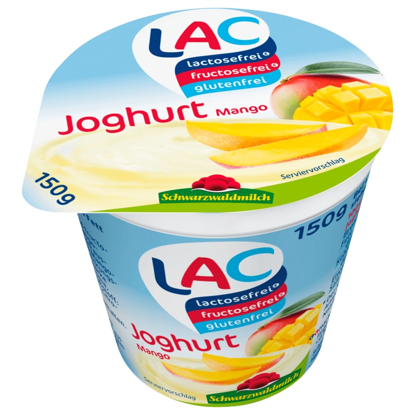Schwarzwaldmilch LAC Joghurt Mango 150g